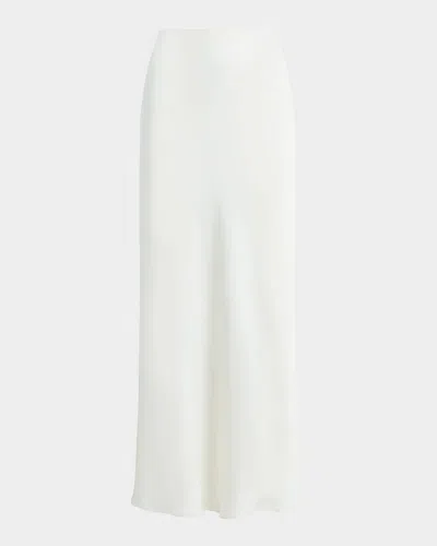 Favorite Daughter The Favorite Satin Skirt In Ivory