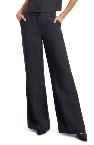 Favorite Daughter The Fine Line Pinstripe Pants In Blue