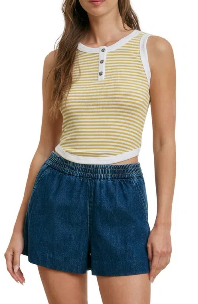 Favorite Daughter The Foundation Stripe Rib Tank In Multi