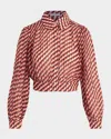 Favorite Daughter The Take Me Seriously Bodysuit In Retro Rouge Hounds