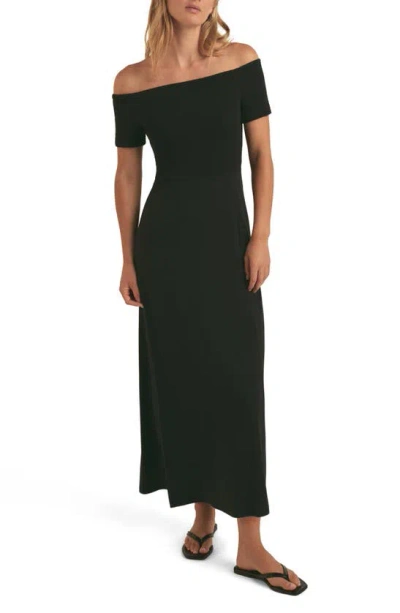 Favorite Daughter Women's The Genevieve Off-the-shoulder Maxi Dress In Black