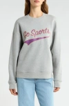 Favorite Daughter The Go Sports Sweatshirt In Gray