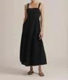 Favorite Daughter The Go-to Cotton Dress In Black