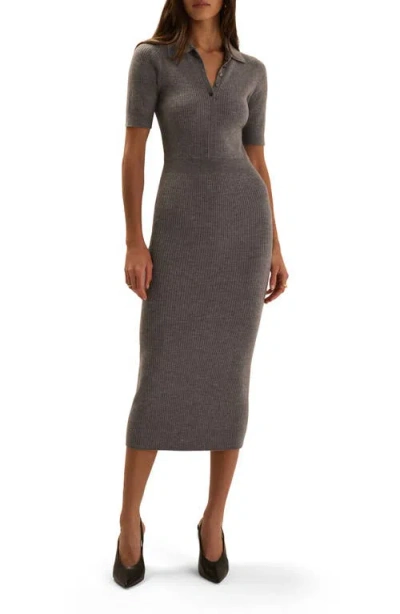 Favorite Daughter The Hard To Get Midi Dress In Gray