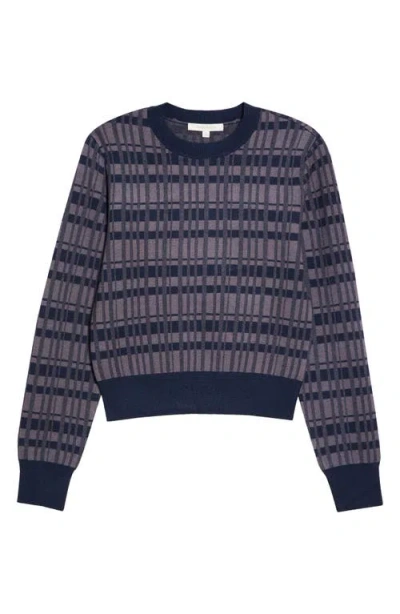 Favorite Daughter The Henry Plaid Crewneck Sweater In Multi