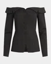 Favorite Daughter The One That I Want Off The Shoulder Top In Black