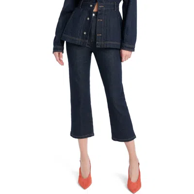 Favorite Daughter The Jade Capri Jeans In Blue