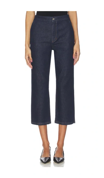 Favorite Daughter The Jade Capri Trouser In Blue