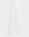 Favorite Daughter Exclusive Phoebe Twill Cropped Flared-leg Pants In Bright White