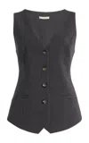Favorite Daughter The Jones Vest In Gray