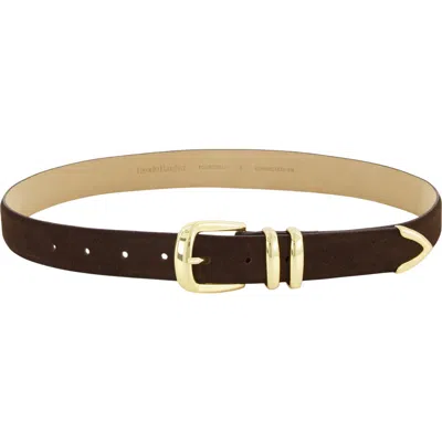 Favorite Daughter The Jordan Suede Belt In Black