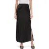 Favorite Daughter The Josie Satin Skirt In Black