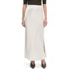 Favorite Daughter The Josie Satin Skirt In White
