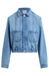Favorite Daughter The Juliet Denim Jacket In Blue