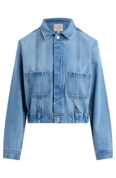 Favorite Daughter The Juliet Denim Jacket In Blue