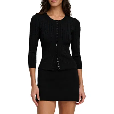 Favorite Daughter The Keepsake Cardigan In Black