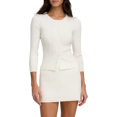 Favorite Daughter The Keepsake Cardigan In White