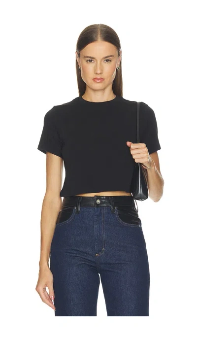 Favorite Daughter The Laura Crop Top In Black