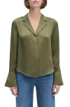 Favorite Daughter Lily Long Sleeve Top In Smoketree In Green