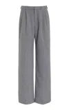 Favorite Daughter The Low Favorite Houndstooth Twill Wide-leg Pants In Black,white
