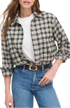 Favorite Daughter The Manor Cotton Button-up Shirt In Black