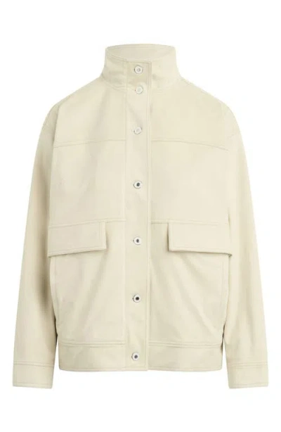 Favorite Daughter The Margot Faux Leather Jacket In Neutral