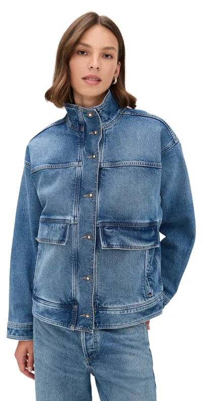 Favorite Daughter The Margot Jacket Beacon In Blue