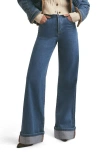 FAVORITE DAUGHTER FAVORITE DAUGHTER THE MASHA HIGH WAIST CUFF WIDE LEG JEANS