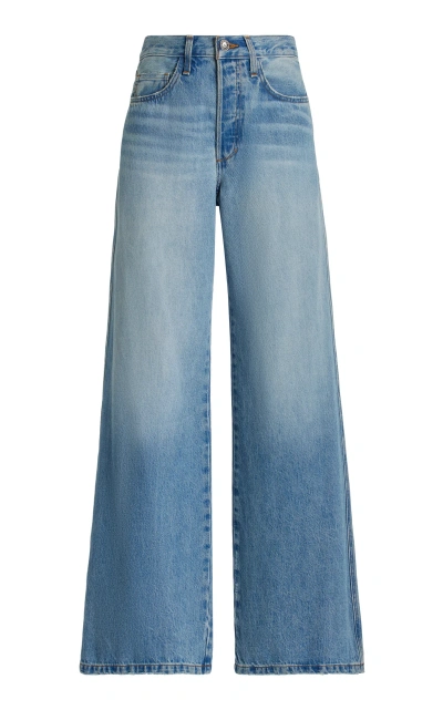 Favorite Daughter The Masha Rigid High-rise Wide-leg Jeans In Medium Wash