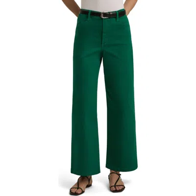 Favorite Daughter The Masha Super High Waist Wide Leg Jeans In Emerald