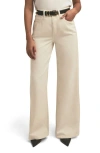 Favorite Daughter The Masha Super High Waist Wide Leg Jeans In Gardenia