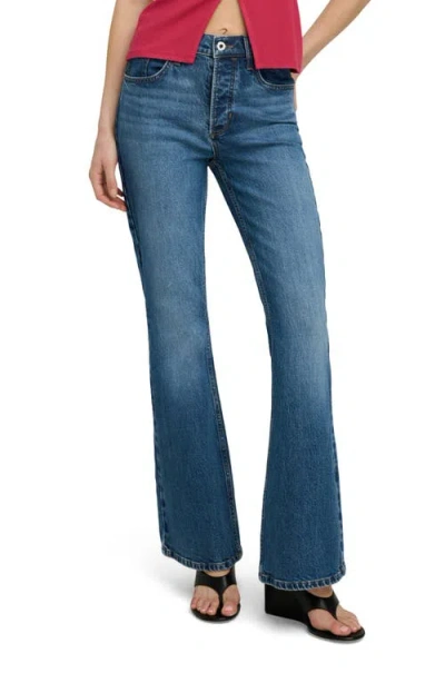 Favorite Daughter The Maurice Mid Rise Flare Jeans In Blue