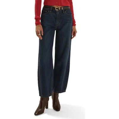 Favorite Daughter The Mercer Barrel Leg Jeans In Blue