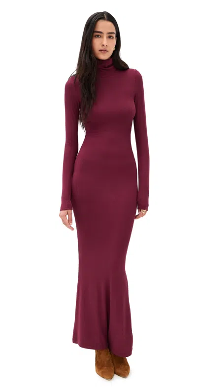 Favorite Daughter The Millie Dress Vino In Burgundy