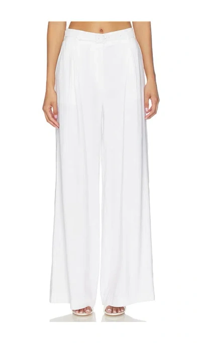 Favorite Daughter The Miranda Linen Pant In White