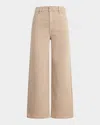 Favorite Daughter The Mischa Super High-rise Wide Jeans In Pink