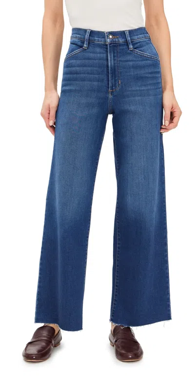 Favorite Daughter The Mischa Super High Rise Wide Leg Ankle Jeans Madison