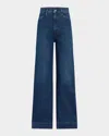 Favorite Daughter The Masha Super High-rise Chastain Wide Leg Jean In Columbia