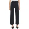 Favorite Daughter The Jordie Super High Waist Wide Leg Jeans In Black