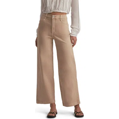 Favorite Daughter The Mischa Super High Waist Wide Leg Jeans In Neutral