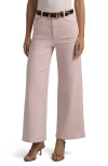 Favorite Daughter The Mischa Super High Waist Wide Leg Jeans In Pale Pink