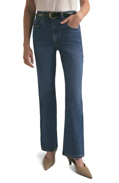 Favorite Daughter The Morgan Shortie High Waist Bootcut Jeans In Essex