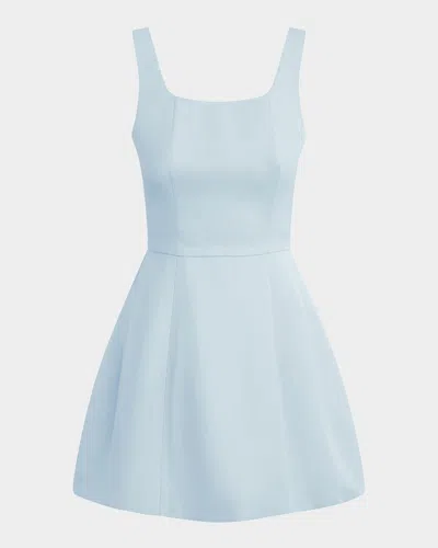 Favorite Daughter The Morgan Structured Mini Dress In Blue