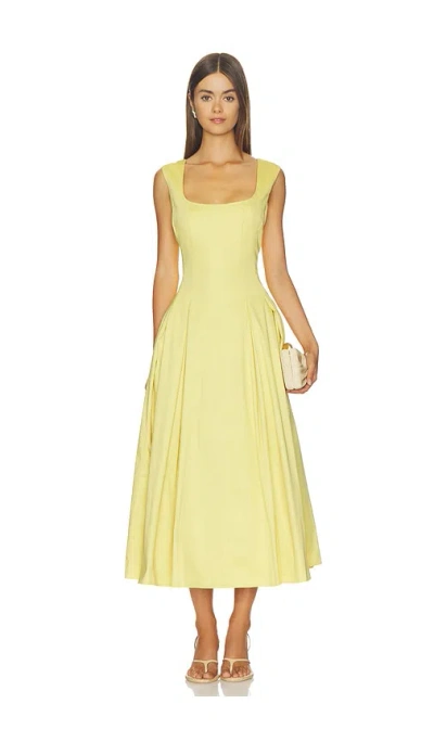 Favorite Daughter The Muse Dress In Yellow