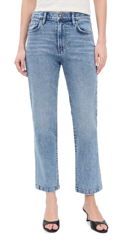 Favorite Daughter The Noa Straight Jeans Westminster In Blue