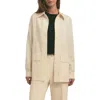 Favorite Daughter Nora Shirt Jacket In Vanilla In Vanilla
