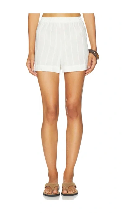 Favorite Daughter The Off Duty Shorts In White