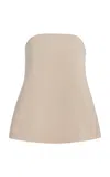 Favorite Daughter The Olivia Bustier Top In Neutral