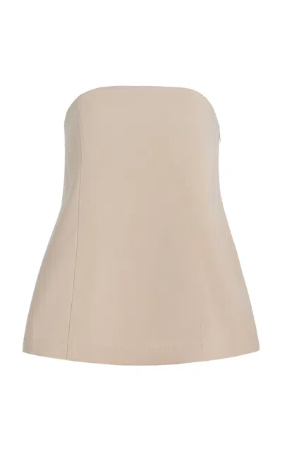 Favorite Daughter The Olivia Bustier Top In Neutral