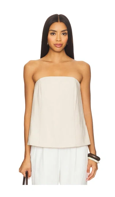 Favorite Daughter The Olivia Bustier Top In White